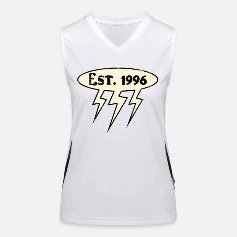 Vintage 1996 Funktionelles Kontrast-Tank Top für Frauen