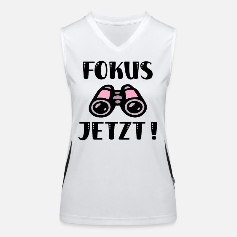 Binoculars Focus Women's Functional Contrast Tank Top