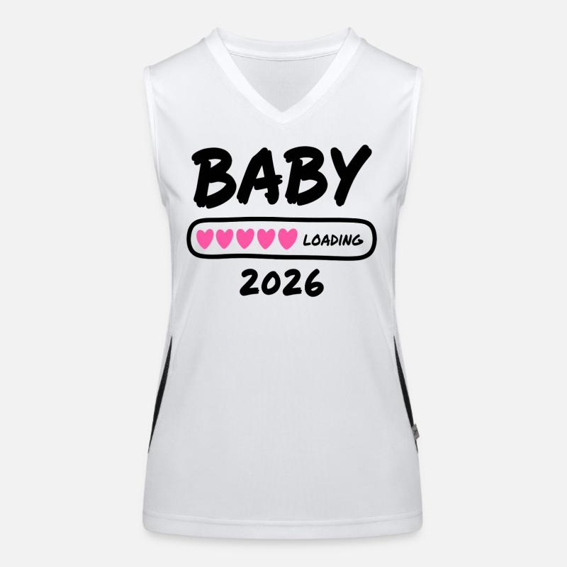 Baby Loading 2026 Schwangerschaft Eltern Funktionelles Kontrast-Tank Top für Frauen