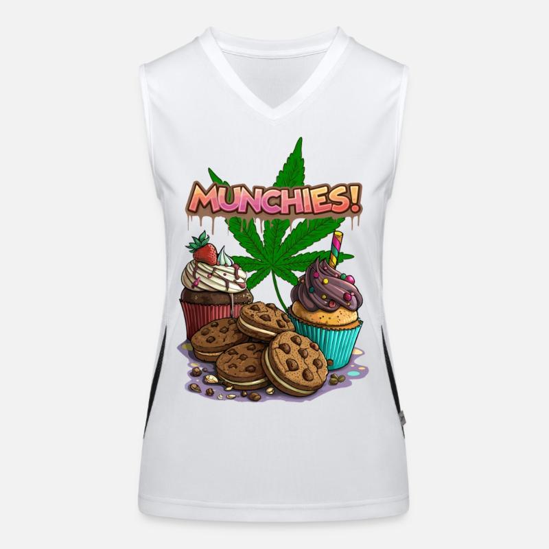 Munchies Funktionelles Kontrast-Tank Top für Frauen
