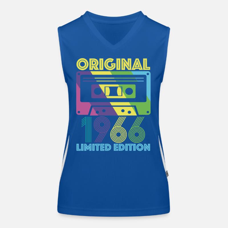 Original 1966 Cassette 60e Anniversaire 60 ans Tee Débardeur respirant contrasté Femme