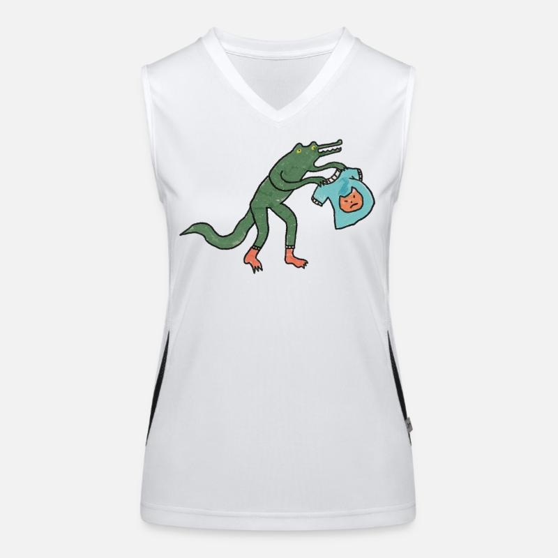 Kroko_mit_shirt Women's Functional Contrast Tank Top