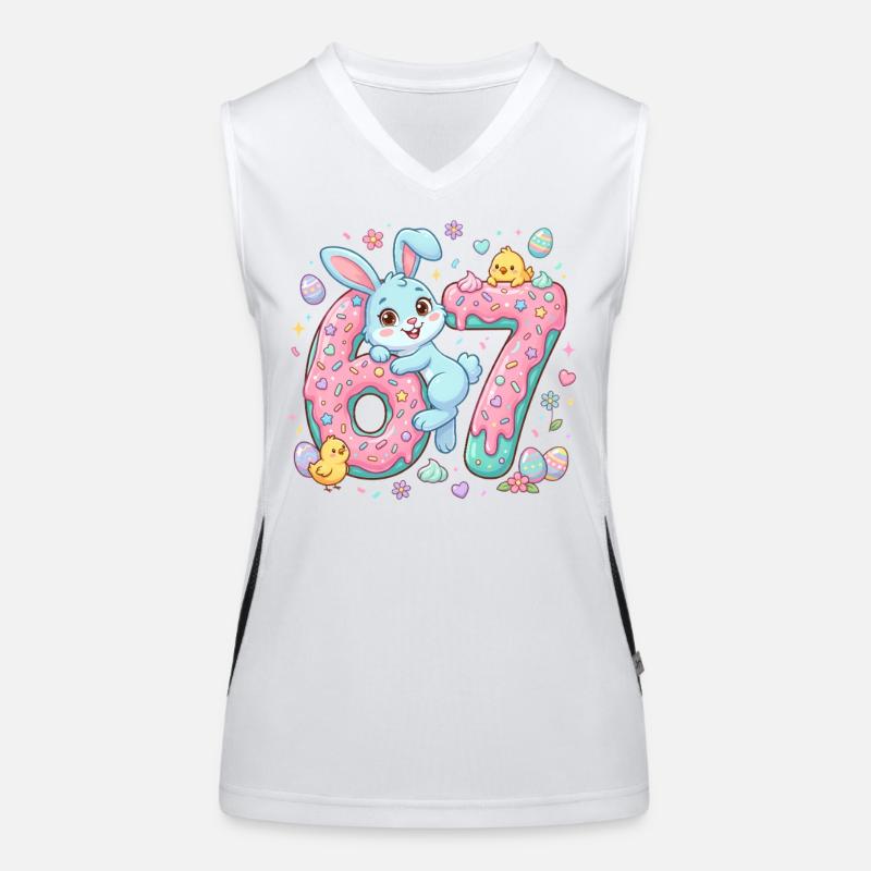 67 Ostern Funktionelles Kontrast-Tank Top für Frauen