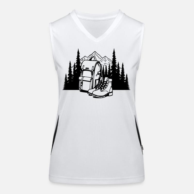 Absolute black, where it all begins Women's Functional Contrast Tank Top