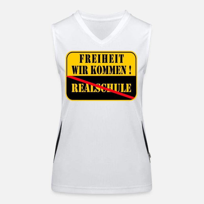 Realschule Geschafft 2026 Funktionelles Kontrast-Tank Top für Frauen