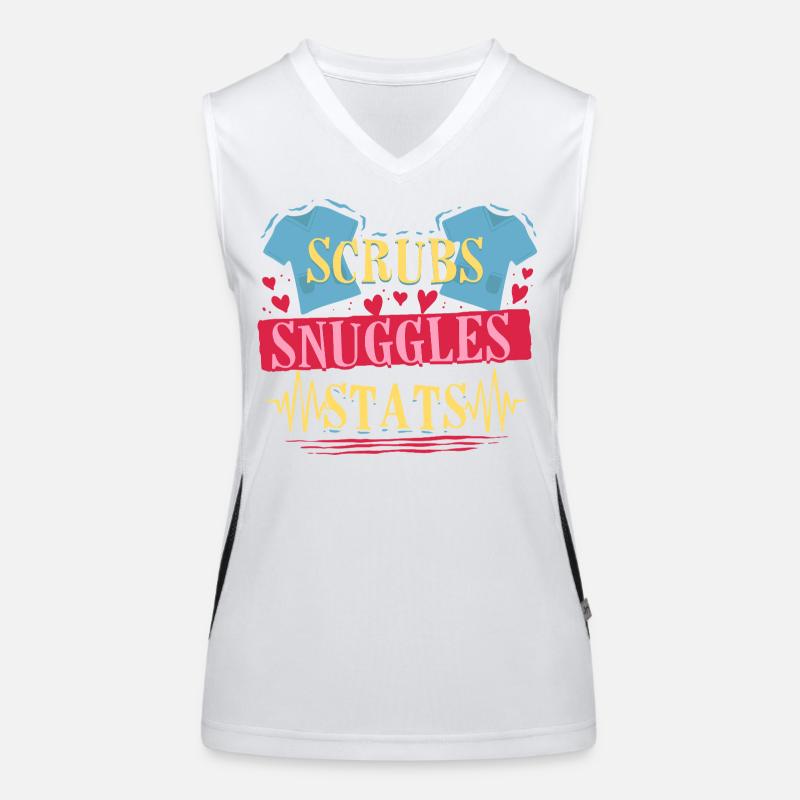 NICU Krankenschwester Funktionelles Kontrast-Tank Top für Frauen