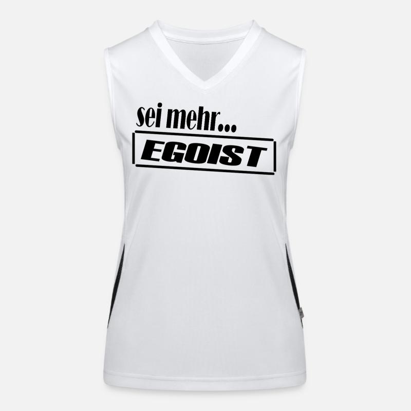 Egoist / Clear statement look Women's Functional Contrast Tank Top
