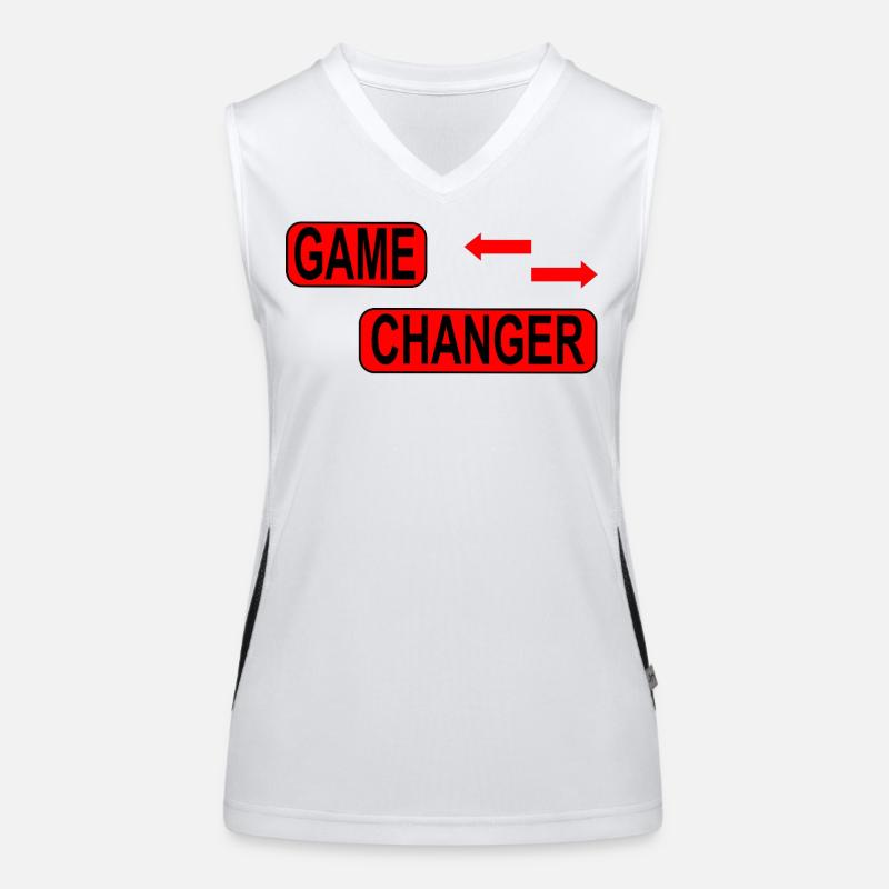 Game Changer / Veränderung / Statement Funktionelles Kontrast-Tank Top für Frauen