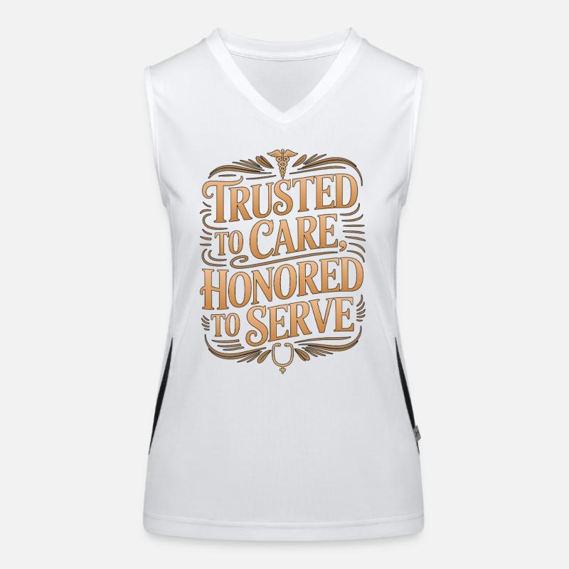 Nurse Practitioner Trusted To Care Primary Care Funktionelles Kontrast-Tank Top für Frauen