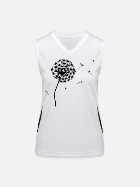 SAMILA-LAI Pusti - L’Original par heavenlygoods - Débardeur respirant contrasté Femme - blanc/noir - Devant