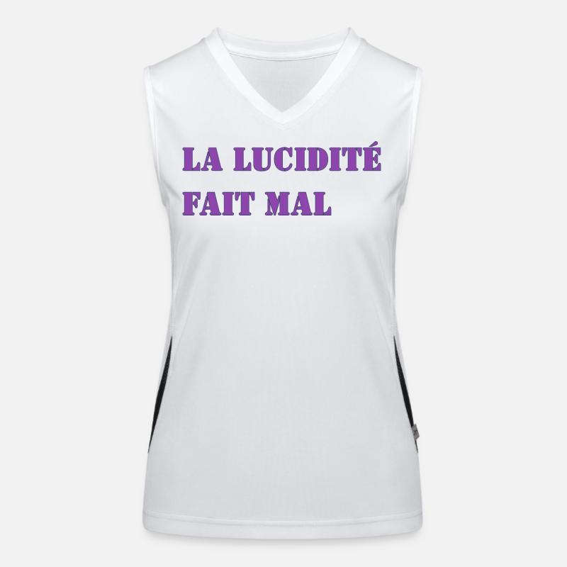 LUCIDITY HURTS Women's Functional Contrast Tank Top