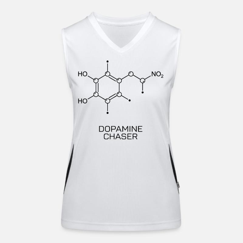Dopamine Chaser Molecule Women's Functional Contrast Tank Top