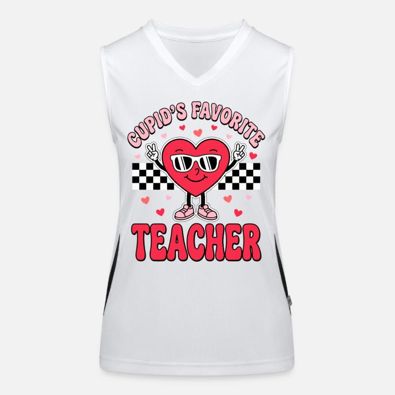 Le professeur préféré de Cupidon Débardeur respirant contrasté Femme