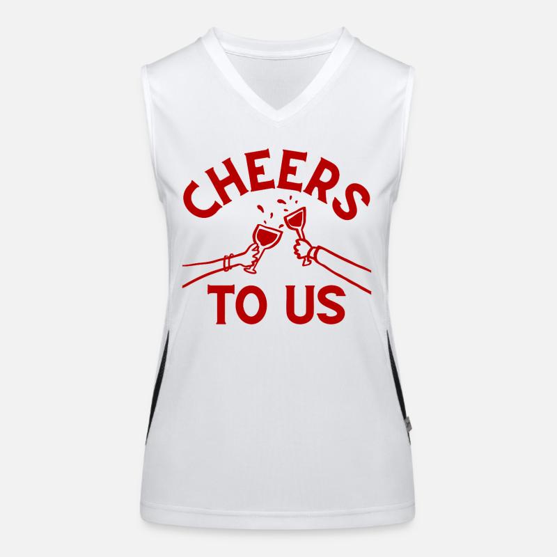 Cheers Celebration Design Débardeur respirant contrasté Femme