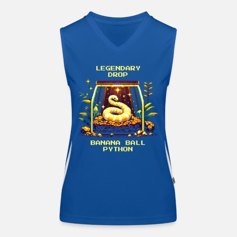 Legendärer Fund: Banana Königspython | Python Funktionelles Kontrast-Tank Top für Frauen