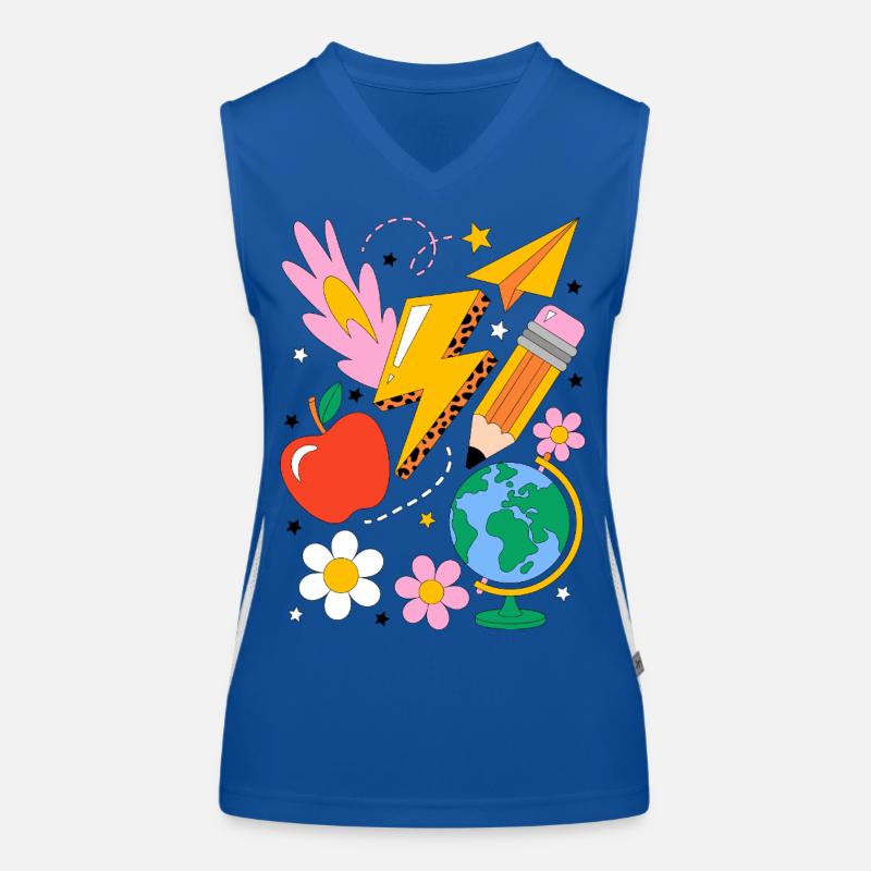 Schule Einschulung Funktionelles Kontrast-Tank Top für Frauen
