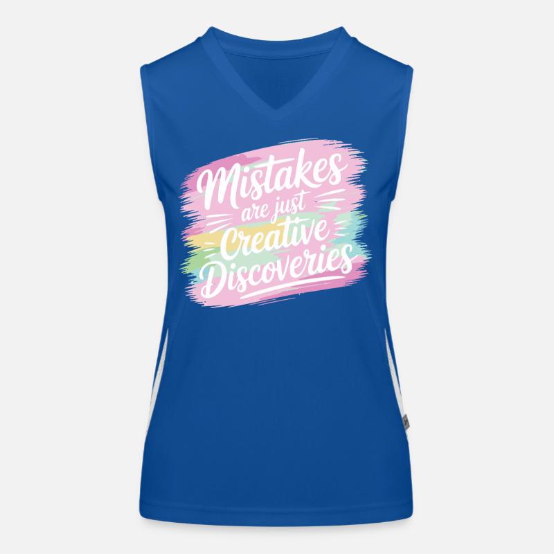 Creative Discoveries Motivation Design Funktionelles Kontrast-Tank Top für Frauen
