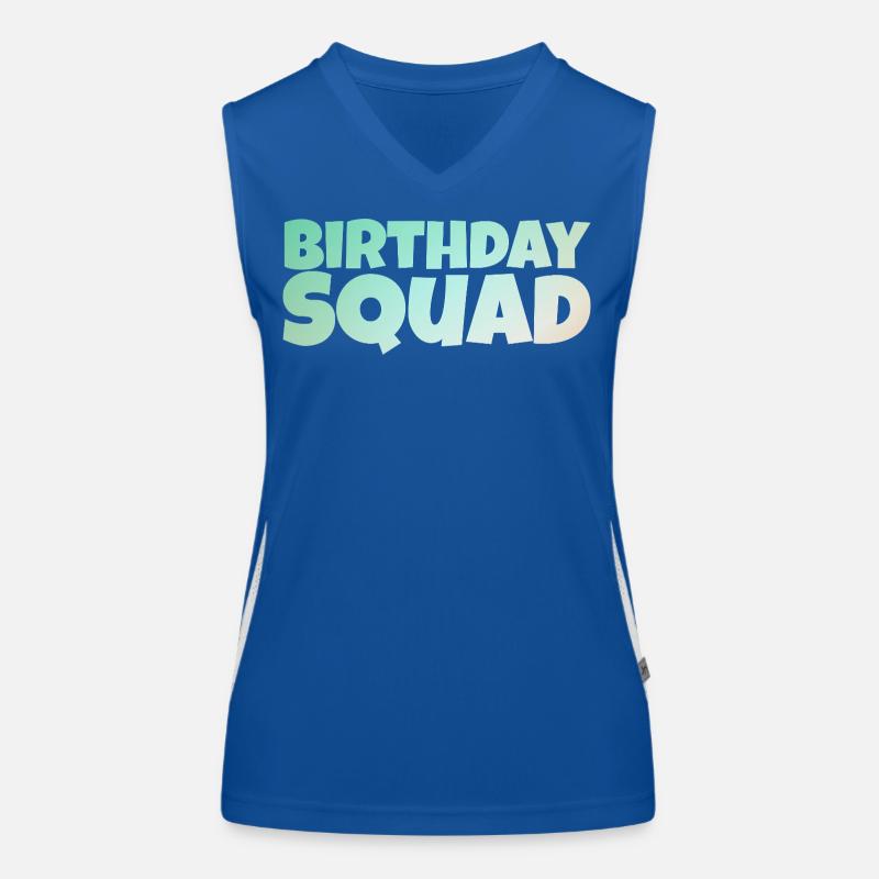 Birthday Squad – Conception d’anniversaire de groupe cool Débardeur respirant contrasté Femme