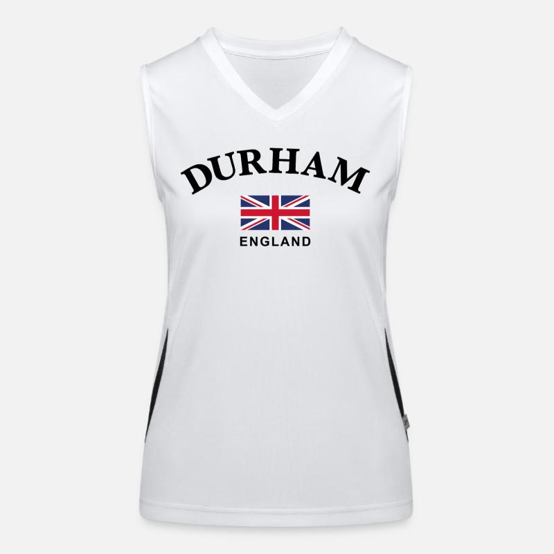 Durham, England Funktionelles Kontrast-Tank Top für Frauen