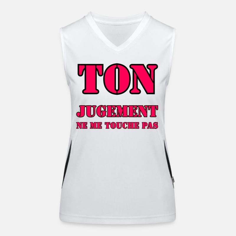 YOUR JUDGMENT DOES NOT AFFECT ME. Women's Functional Contrast Tank Top