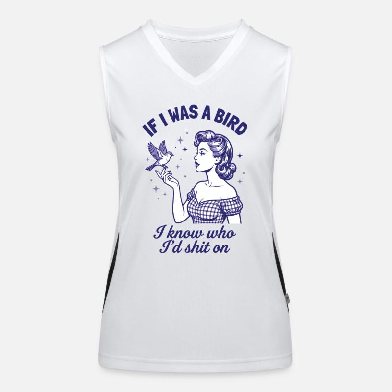Real Revenge Bird Retro Statement Women's Functional Contrast Tank Top