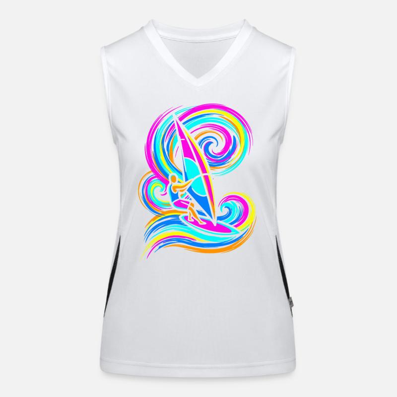 Windsurfing Women's Functional Contrast Tank Top