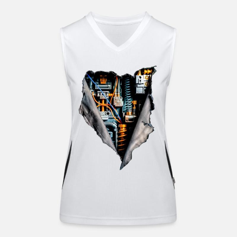 Synthetic Layer 01 Inner Circuitry Women's Functional Contrast Tank Top