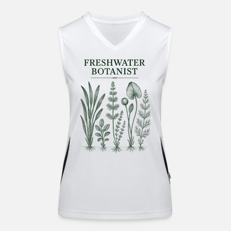 Freshwater Botanist | Aquascaping Plants Women's Functional Contrast Tank Top