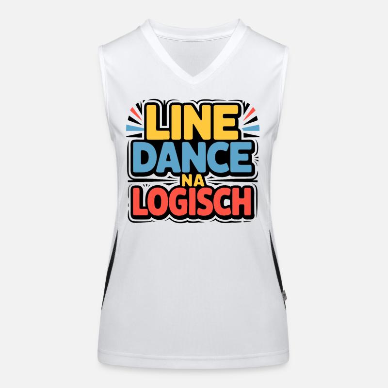 Line Dance Logical Women's Functional Contrast Tank Top