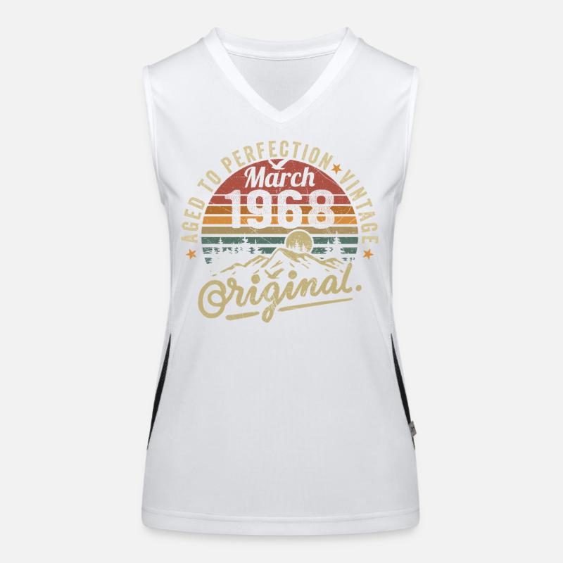 March 1968 Women's Functional Contrast Tank Top