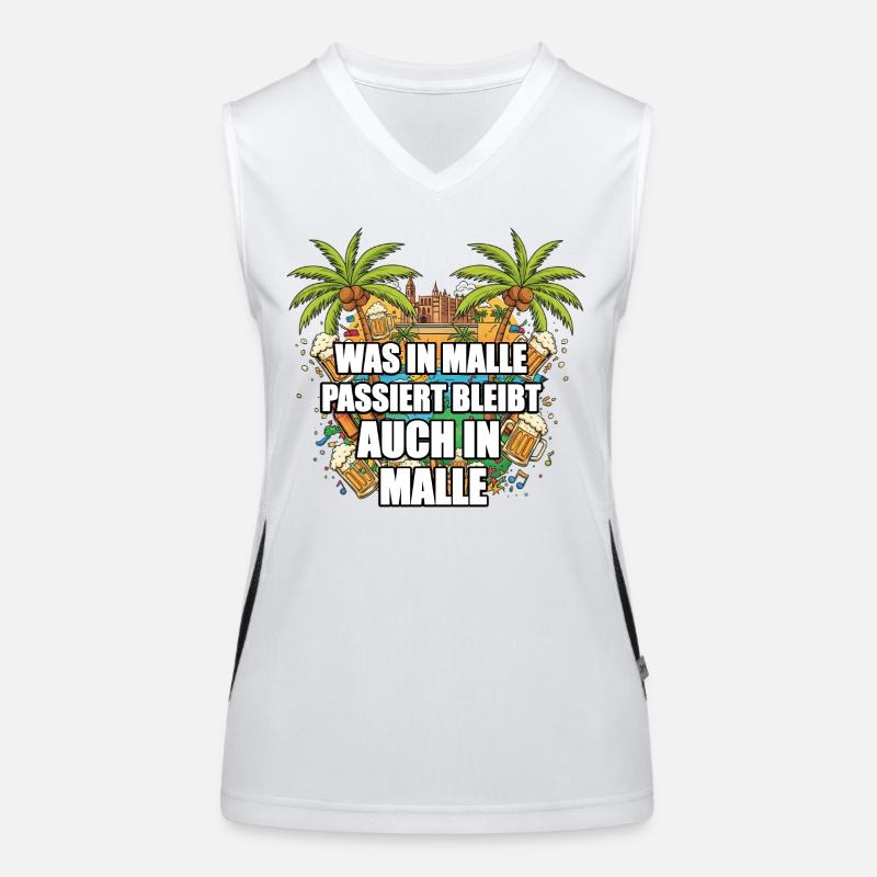 Mallorca Party Funktionelles Kontrast-Tank Top für Frauen