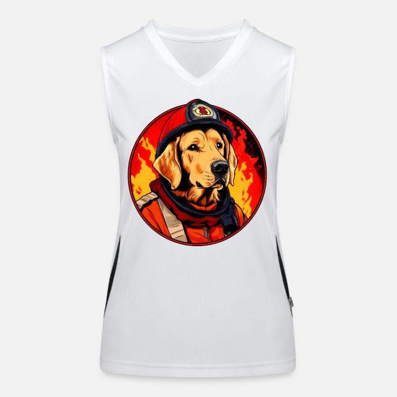Fire Brigade Dogs Women's Functional Contrast Tank Top