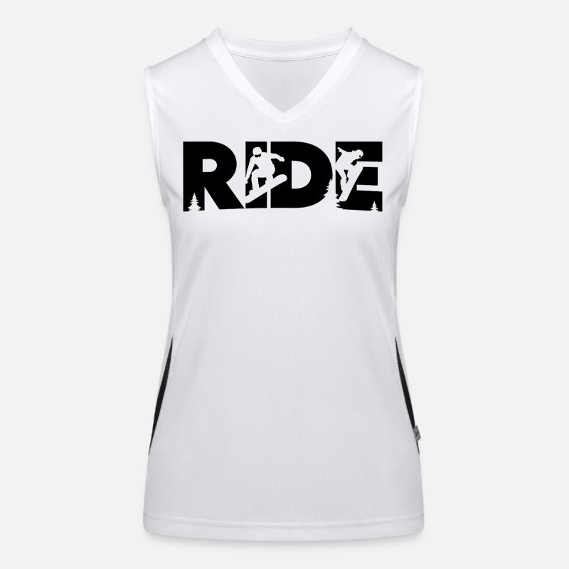Ride Snowboarding Snowboard Snowboarder Women's Functional Contrast Tank Top