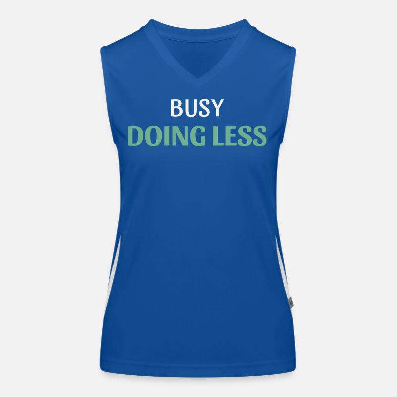 Busy Doing Less Women's Functional Contrast Tank Top