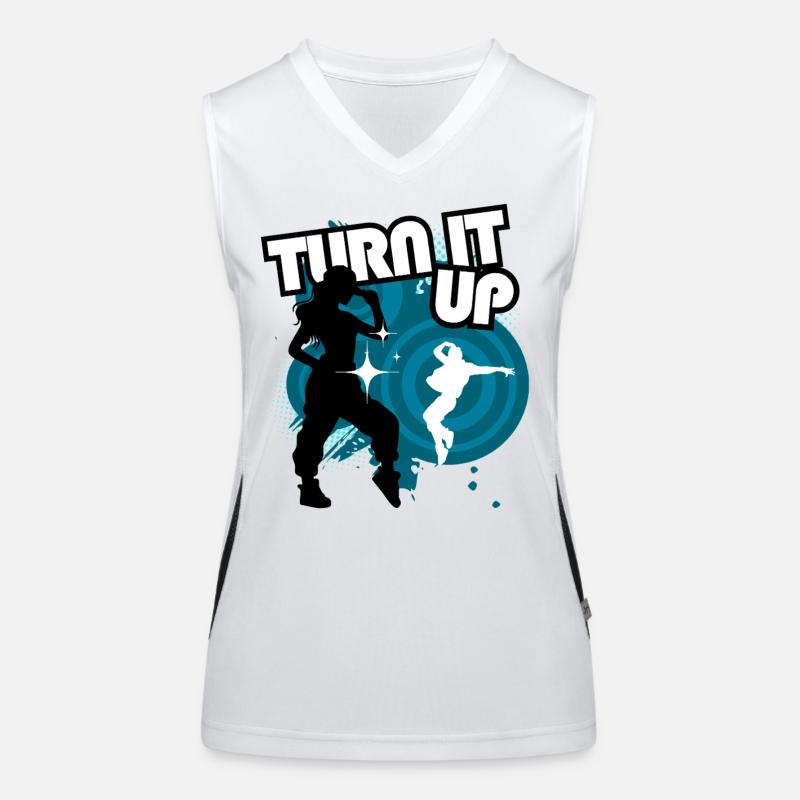 Turn It Up Neon Dance Women's Functional Contrast Tank Top