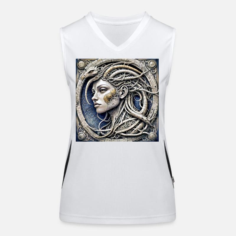 Ppatch 02 Débardeur respirant contrasté Femme