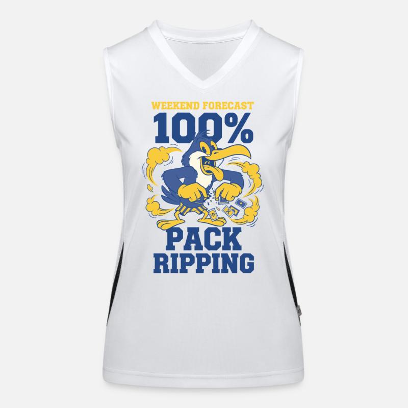 Wochenend-Vorhersage-Pack-Ripping-Karten-Sammler Funktionelles Kontrast-Tank Top für Frauen