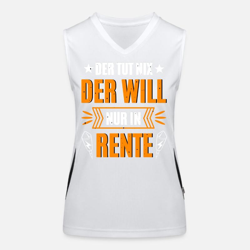 Pyro à la retraite Débardeur respirant contrasté Femme