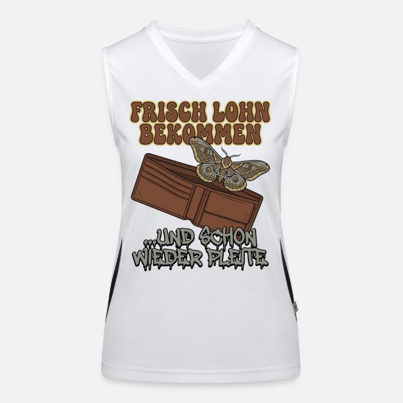 Lohn Motte Funktionelles Kontrast-Tank Top für Frauen