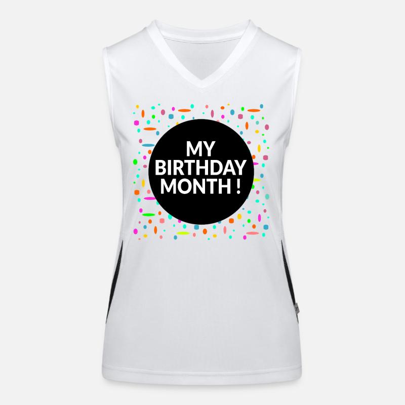 Mon mois d’anniversaire Débardeur respirant contrasté Femme