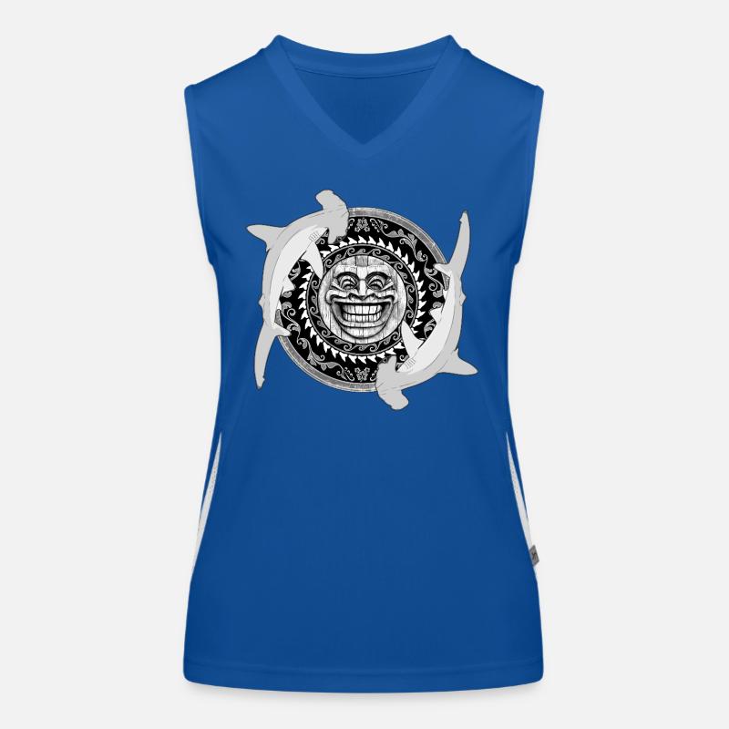 Tiki Requin Marteau Débardeur respirant contrasté Femme