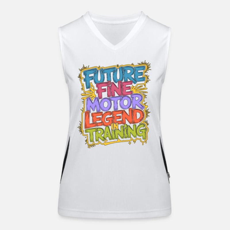Pediatric OT Future Fine Motor Child Development Funktionelles Kontrast-Tank Top für Frauen