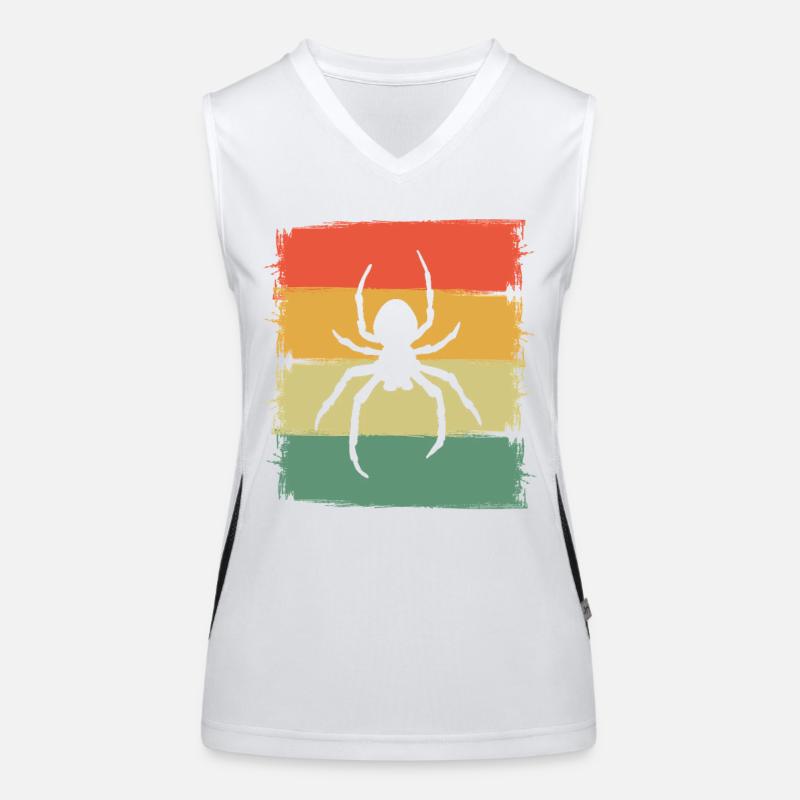 Spinne Funktionelles Kontrast-Tank Top für Frauen