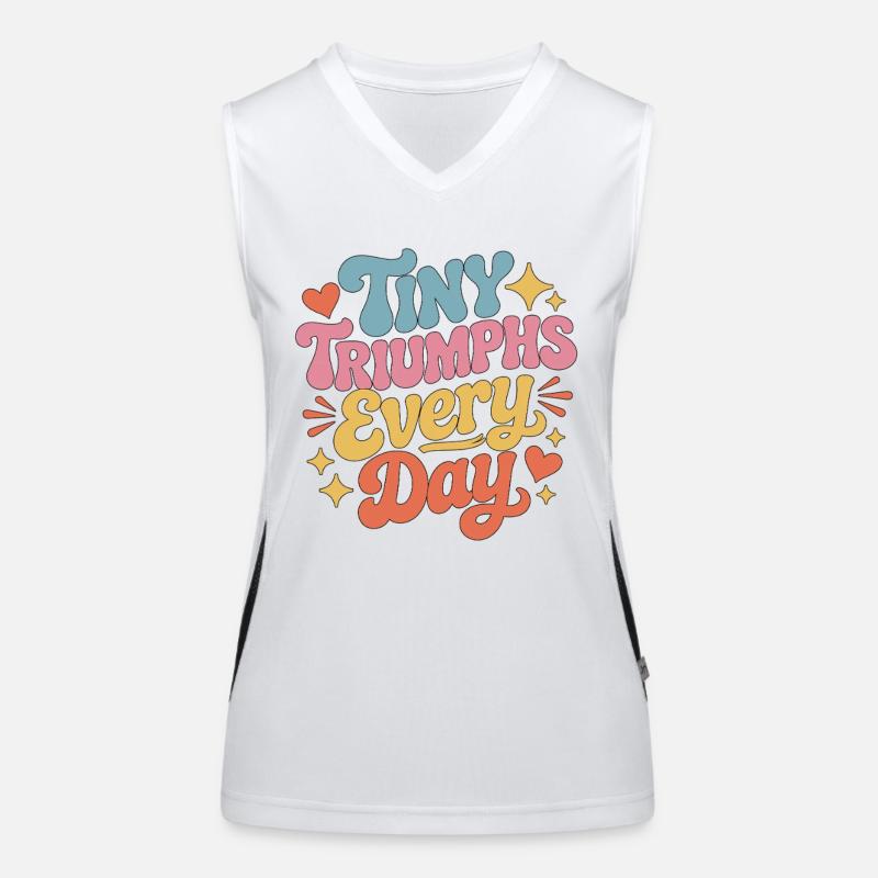 Pediatric OT Tiny Triumphs Every Pediatric Therapy Funktionelles Kontrast-Tank Top für Frauen