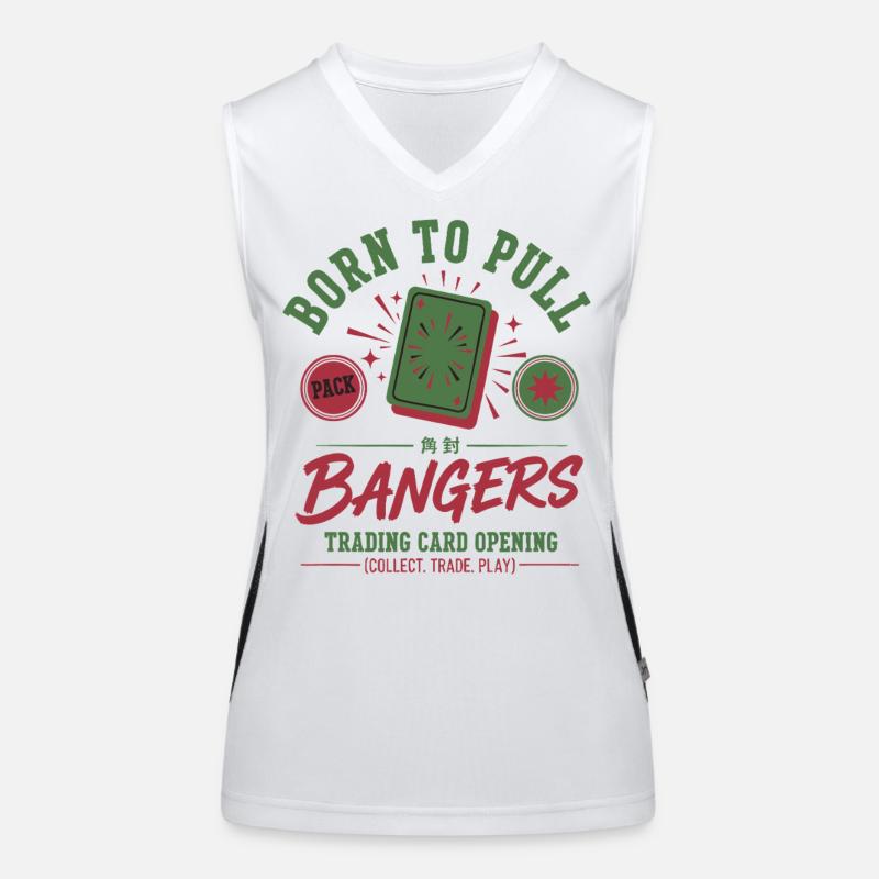 Born To Pull Bangers Sammelkarten-Eröffnung Funktionelles Kontrast-Tank Top für Frauen