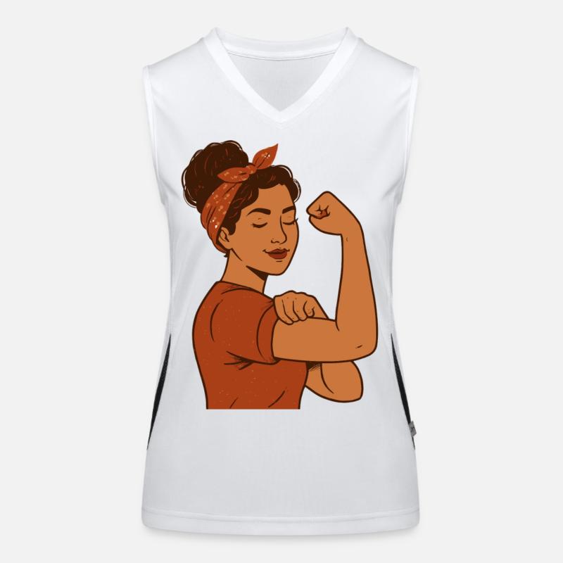 Starke Mama – Stolz und Selbstbewusst Muttertag Funktionelles Kontrast-Tank Top für Frauen