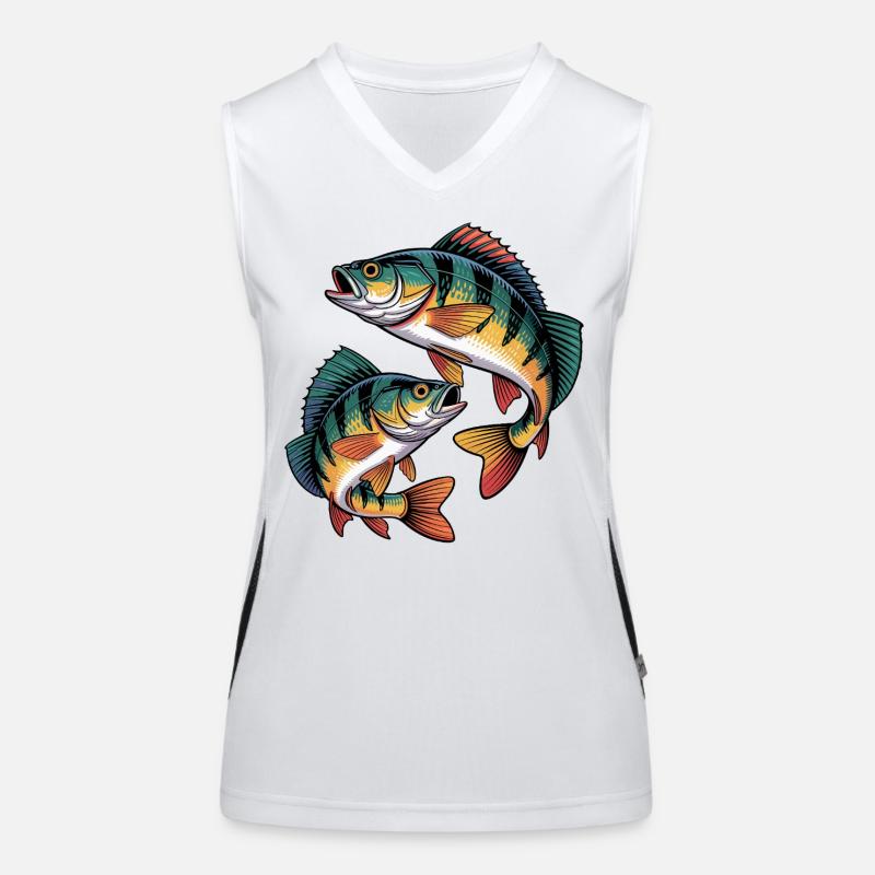 two perch Women's Functional Contrast Tank Top