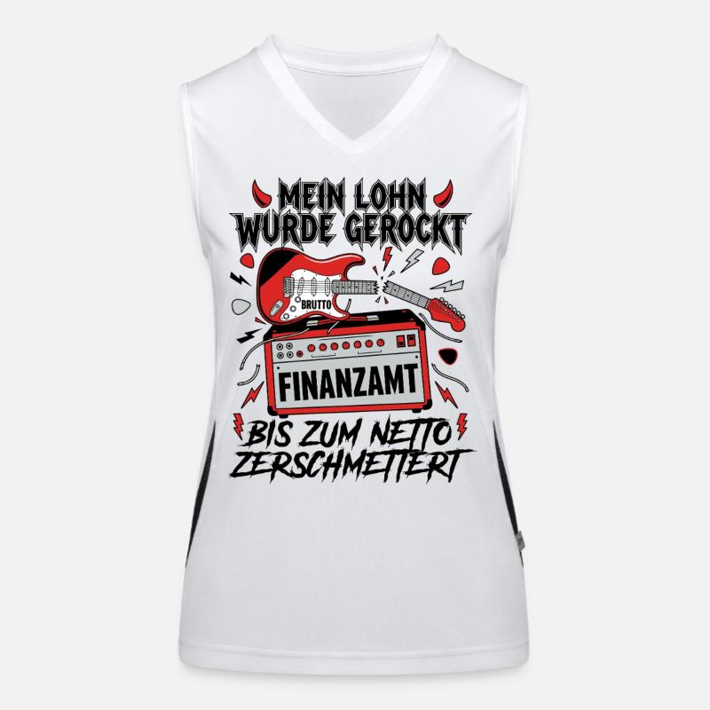 Mein Lohn Wurde Gerockt Funktionelles Kontrast-Tank Top für Frauen