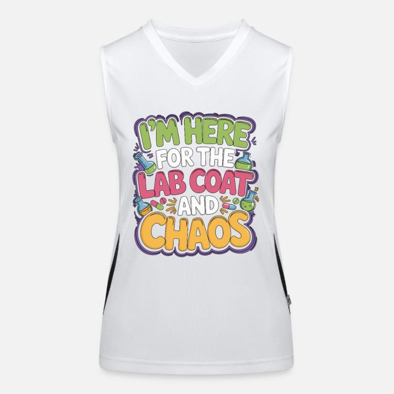 Pharmacist Student I'm Here For The Pharmaceutical Funktionelles Kontrast-Tank Top für Frauen