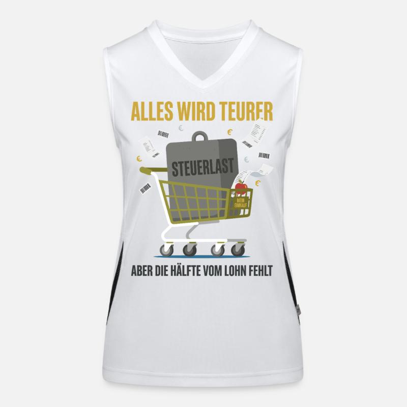 Alles Wird Teurer Funktionelles Kontrast-Tank Top für Frauen